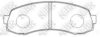 NiBK PN3244 Brake Pad Set, disc brake
